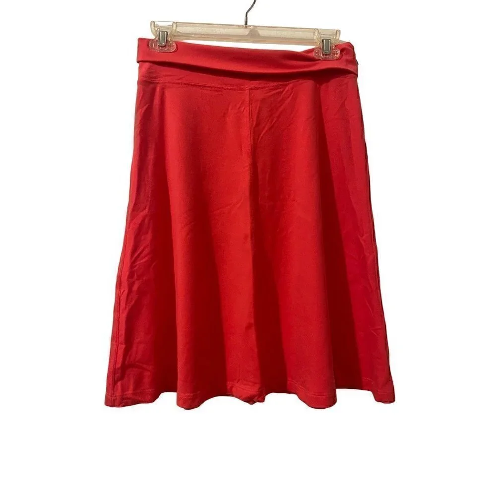 Athleta Fuschia Midi Skirt Lycra Blend Size XS